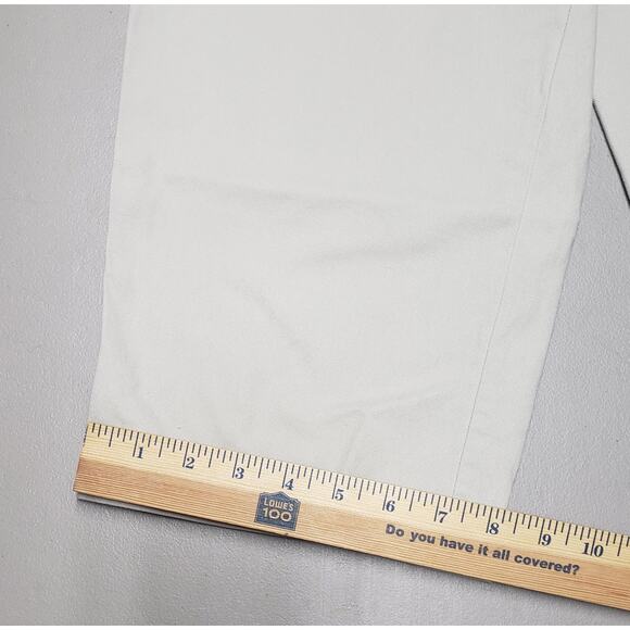 Basic Editions Vintage Denim Capri Pants Sz S Elastic Waist High Rise Pockets - Picture 6 of 9